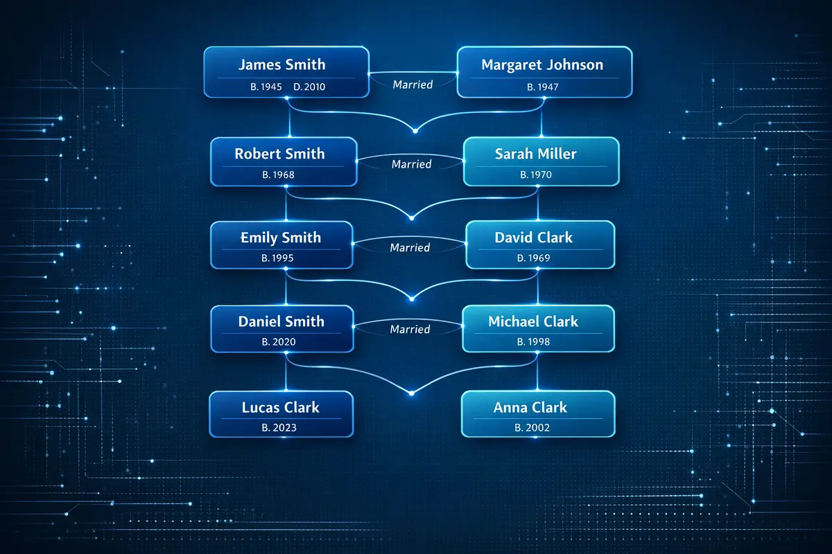 GEDCOM data processing