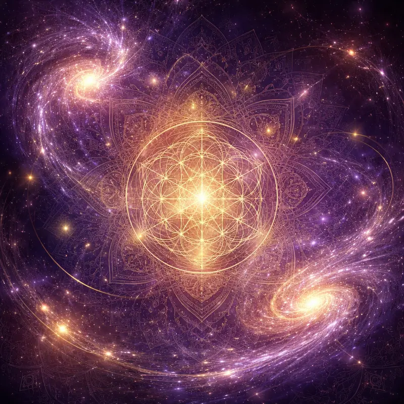 SpiritAtlas home screen cosmic dashboard with daily spiritual guidance