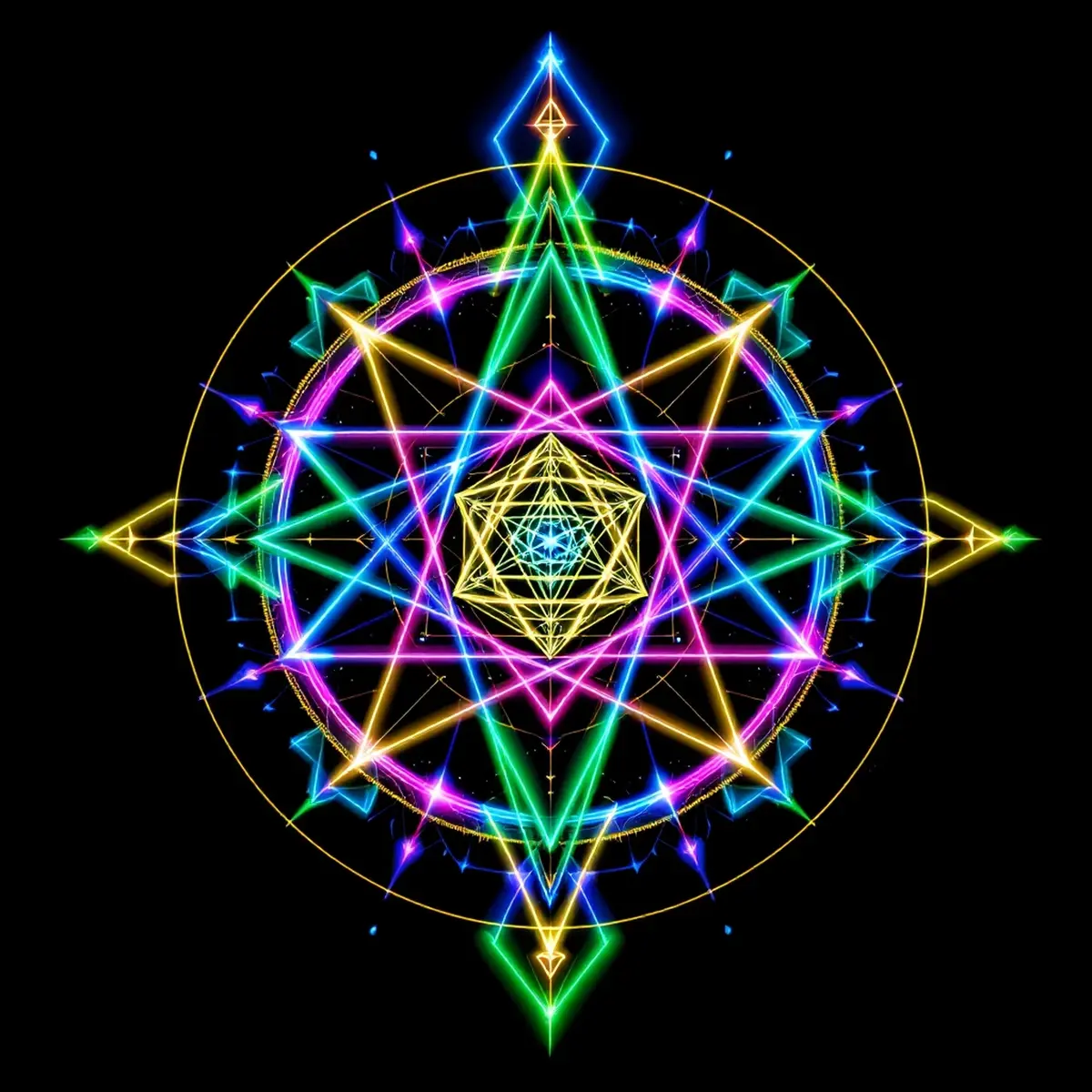 Sri Yantra sacred geometry
