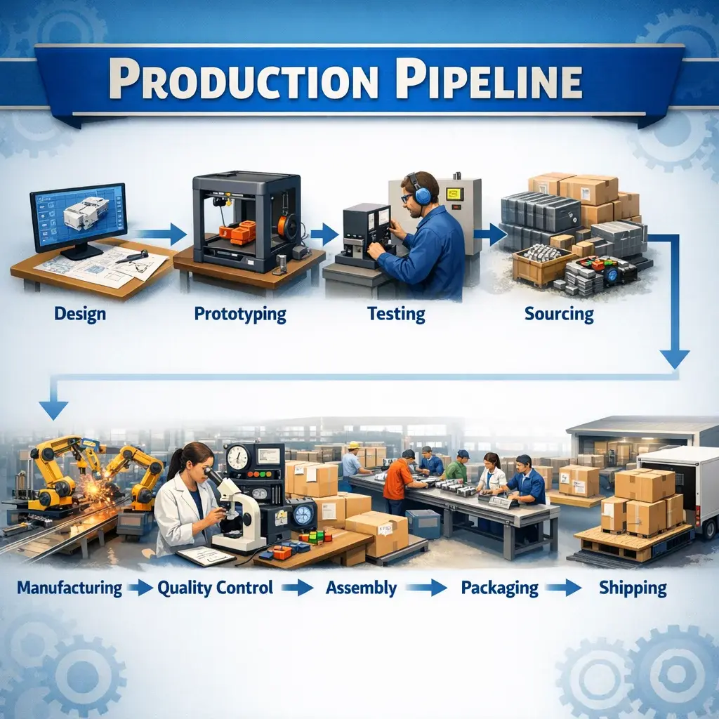 AI visual generation and voice synthesis pipeline with multi-provider orchestration